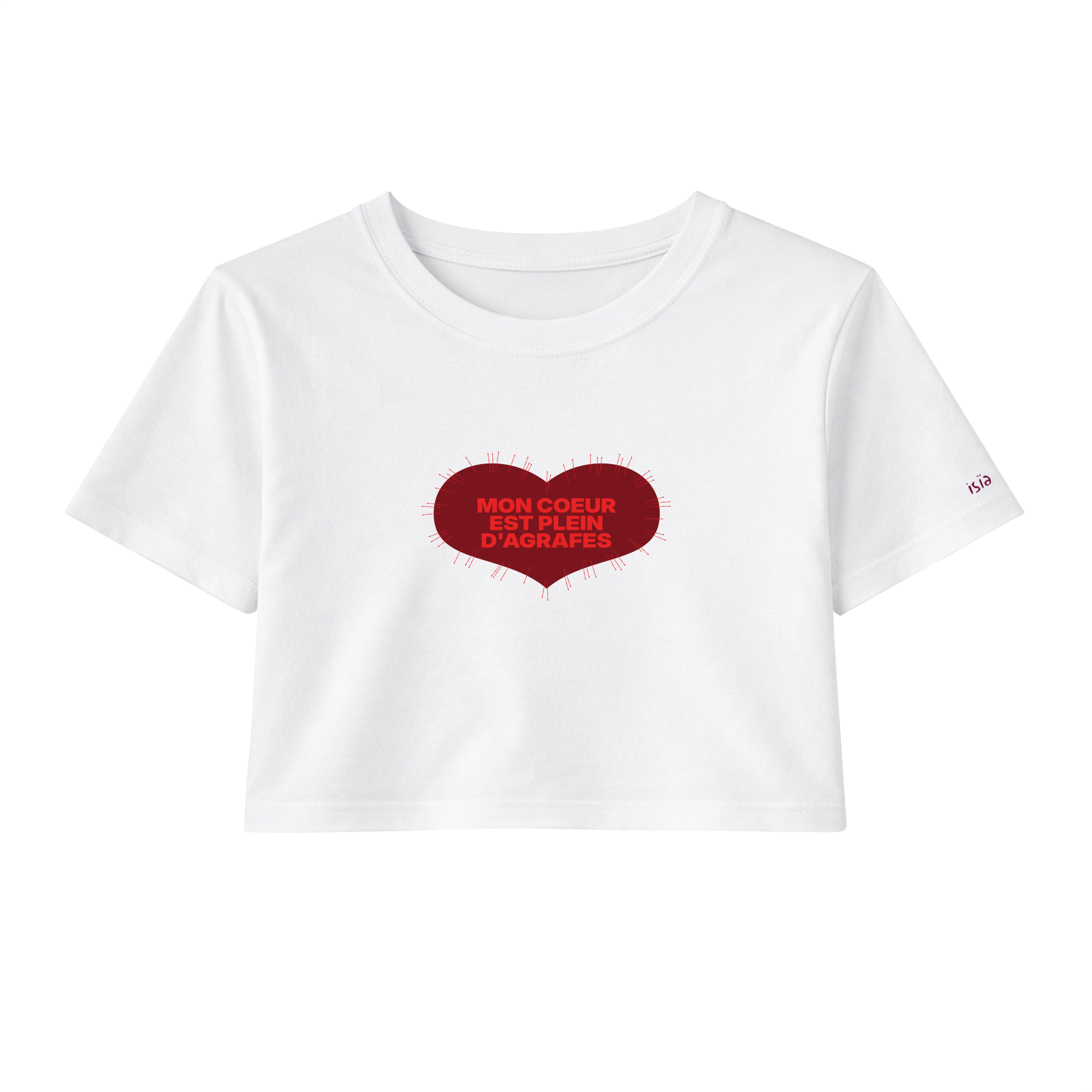 Crop Top “Plein d'agrafes“